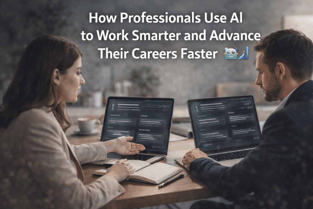 How professionals use AI to work smarter and advance their careers faster