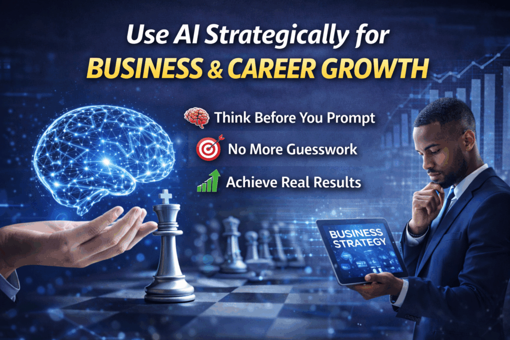 How to use AI strategically for business and career growth with structured thinking