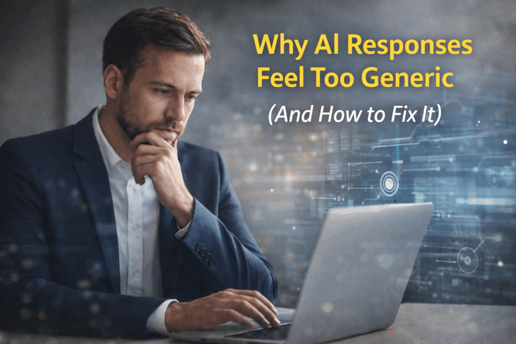 Why ChatGPT gives generic answers and how an AI prompt generator fixes it