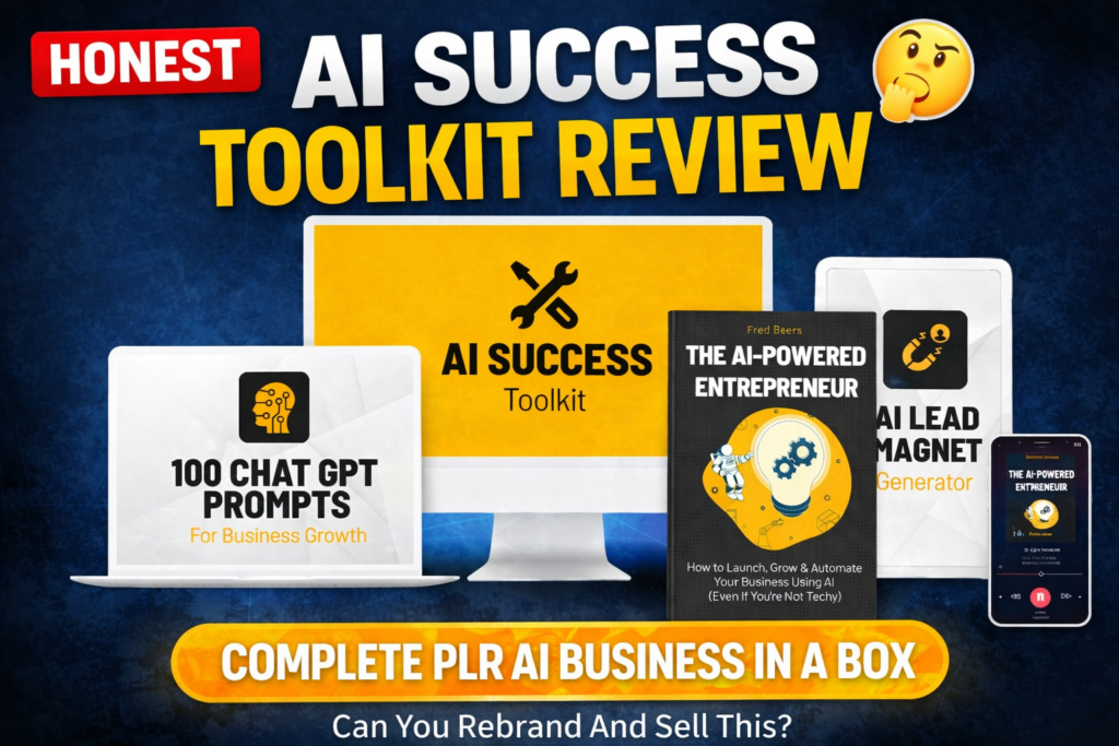 AI Success Toolkit Review complete PLR digital business in a box product bundle
