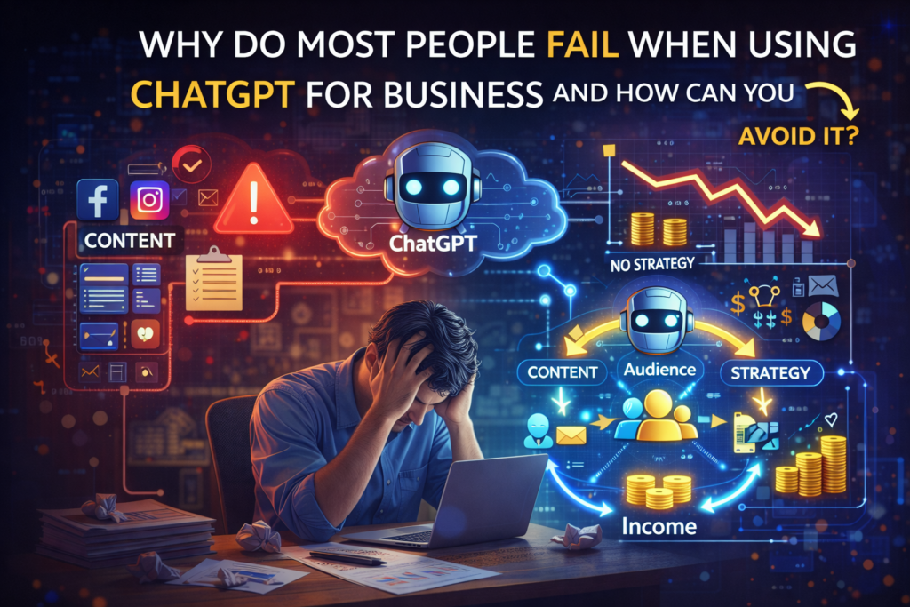 Beginner struggling to use ChatGPT for business without strategy