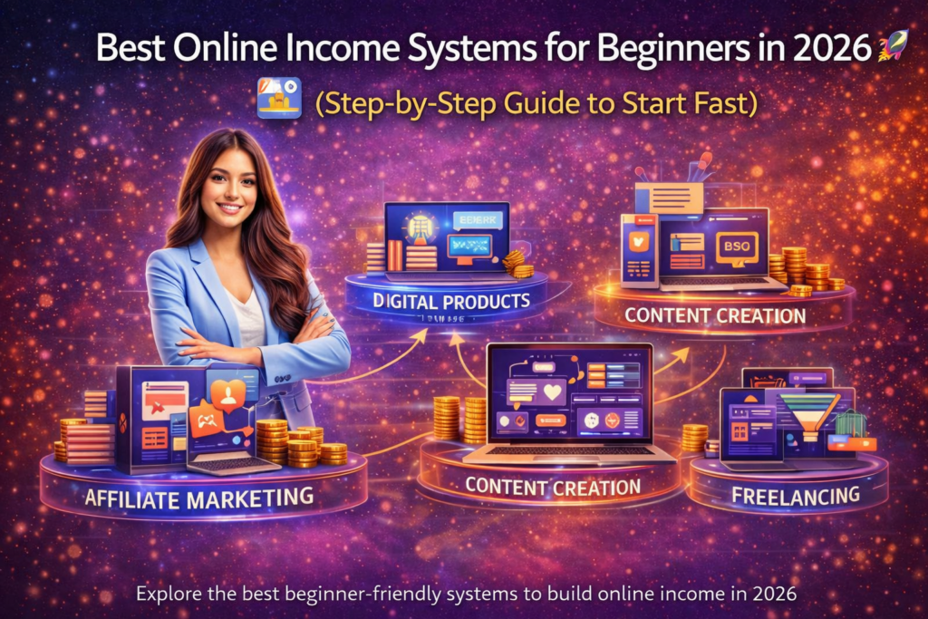 best online income systems for beginners using digital methods and automation